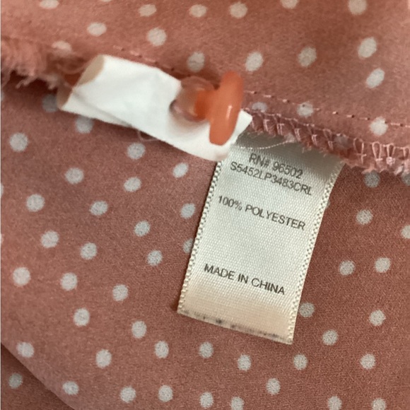 Elegant Pink Tie-Front Blouse, Size 3X - Picture 10 of 11